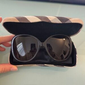 Burberry Black Butterfly 4085 3002/13 Sunglasses with Case